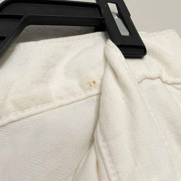 Dondup Brady White Flare Jeans Size 26 Embroidered Made in Italy NWT - Picture 6 of 8